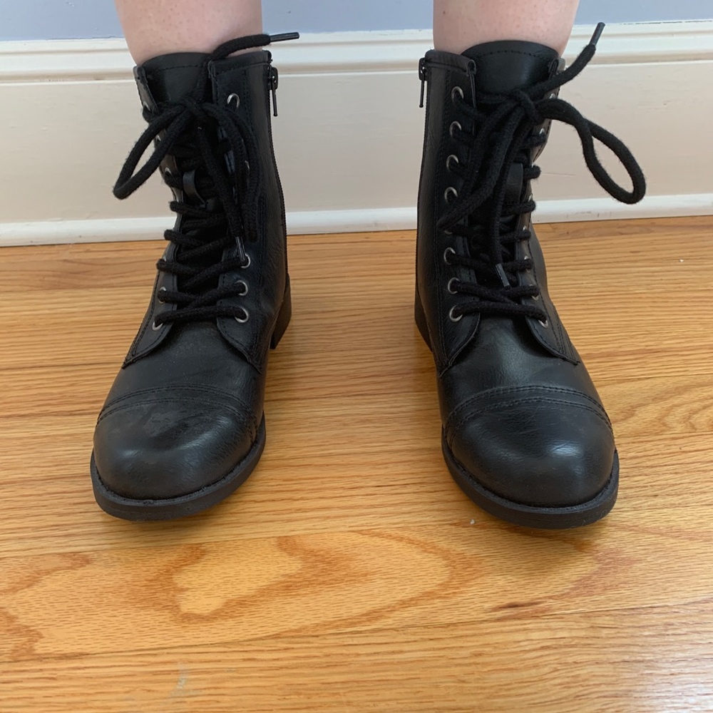 Combat boots!